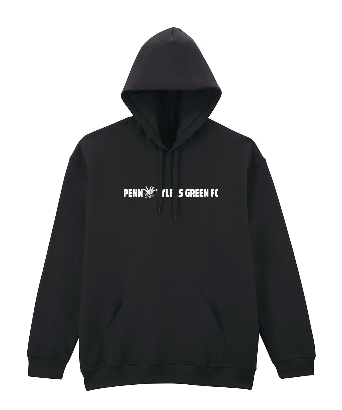Black PTGFC Statement Crest Hoodie