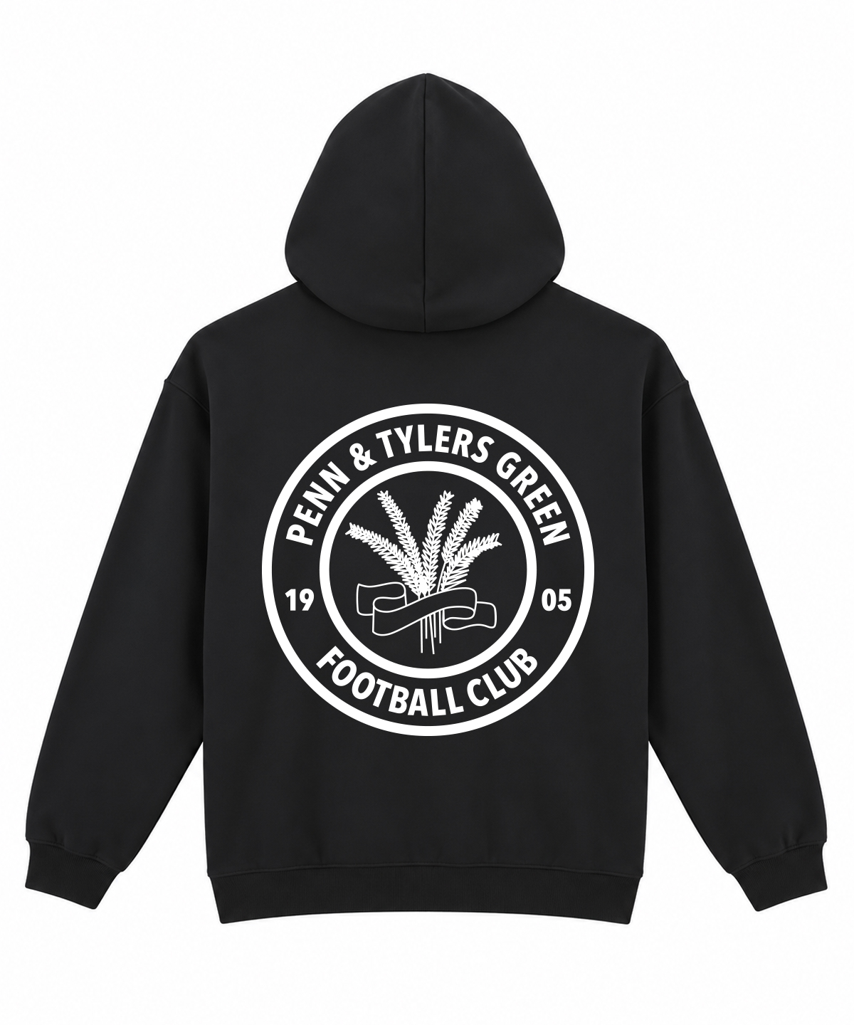 Black PTGFC Statement Crest Hoodie - Image 2