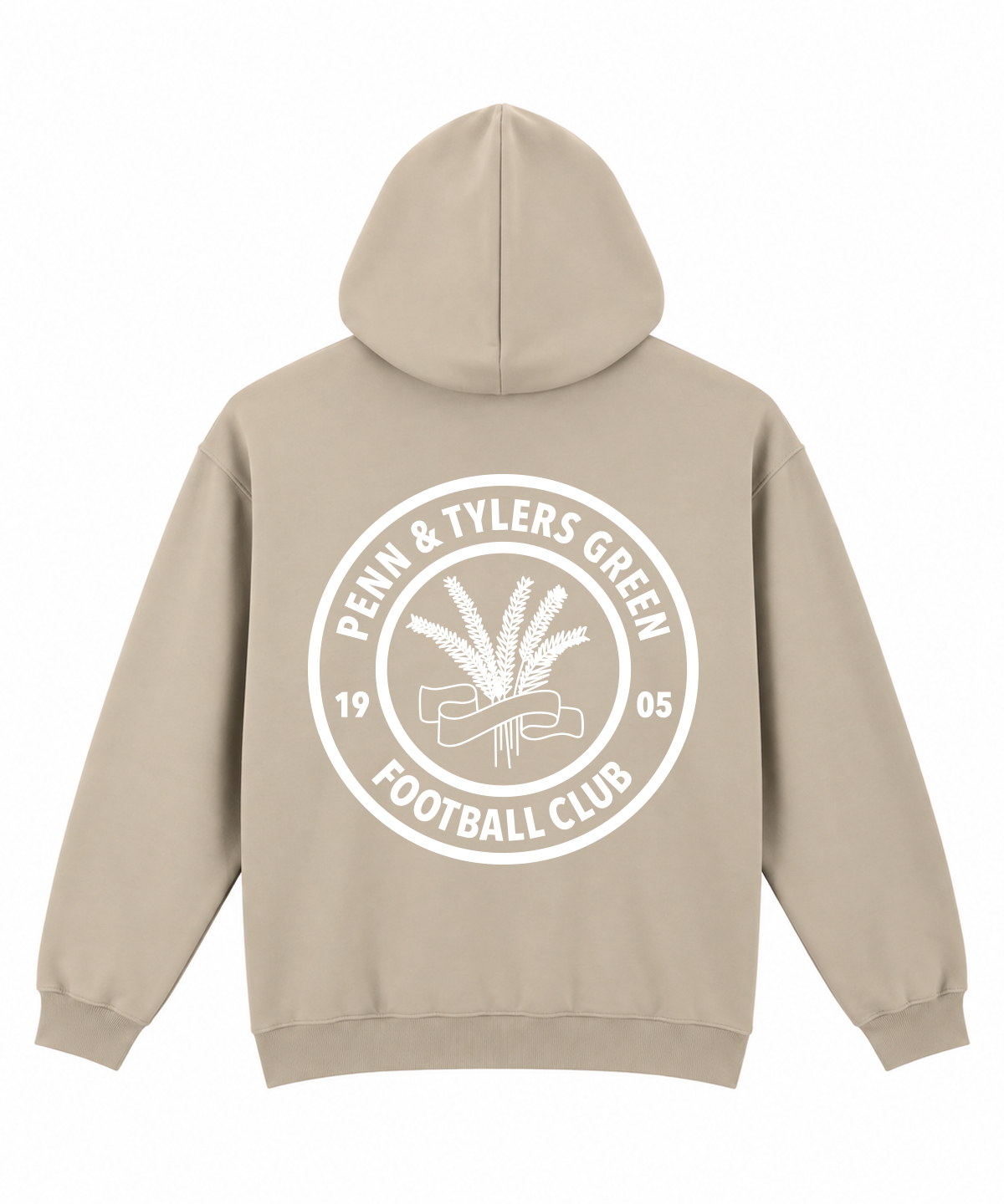 Sand PTGFC Statement Crest Hoodie - Image 2